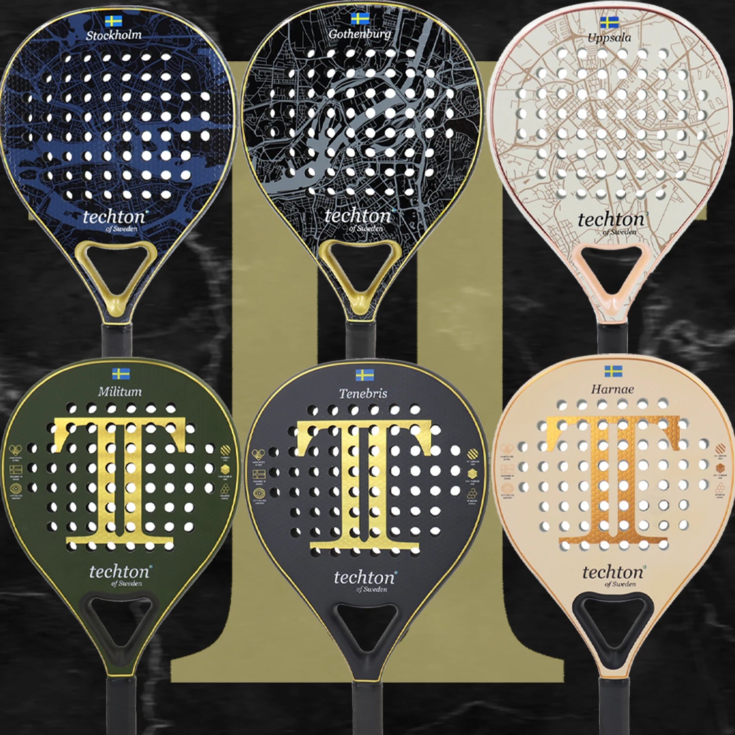 3K/12K Carbon Fiber Padel Racket – Foam Core Round Paddle with 3D Hexagon Design & Cover Bag
