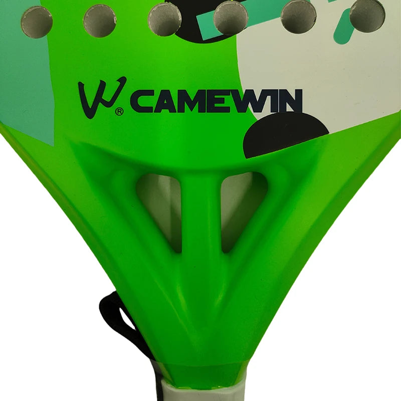 Child Padel & Tennis Racket – 50% Carbon Fiber, 50% Glass Fiber Paddle with Multi-Sport Use