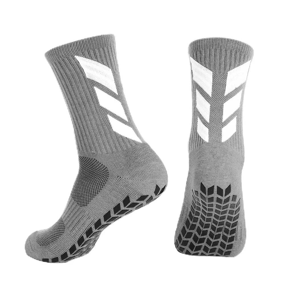 Men’s Anti-Slip Performance Socks – Grip-Enhanced Court Comfort (1 Pair)