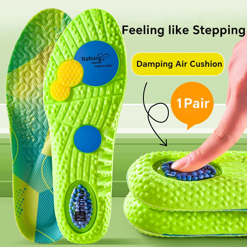Shock-Absorbing EVA Insoles – Breathable Arch Support Pads for Men & Women