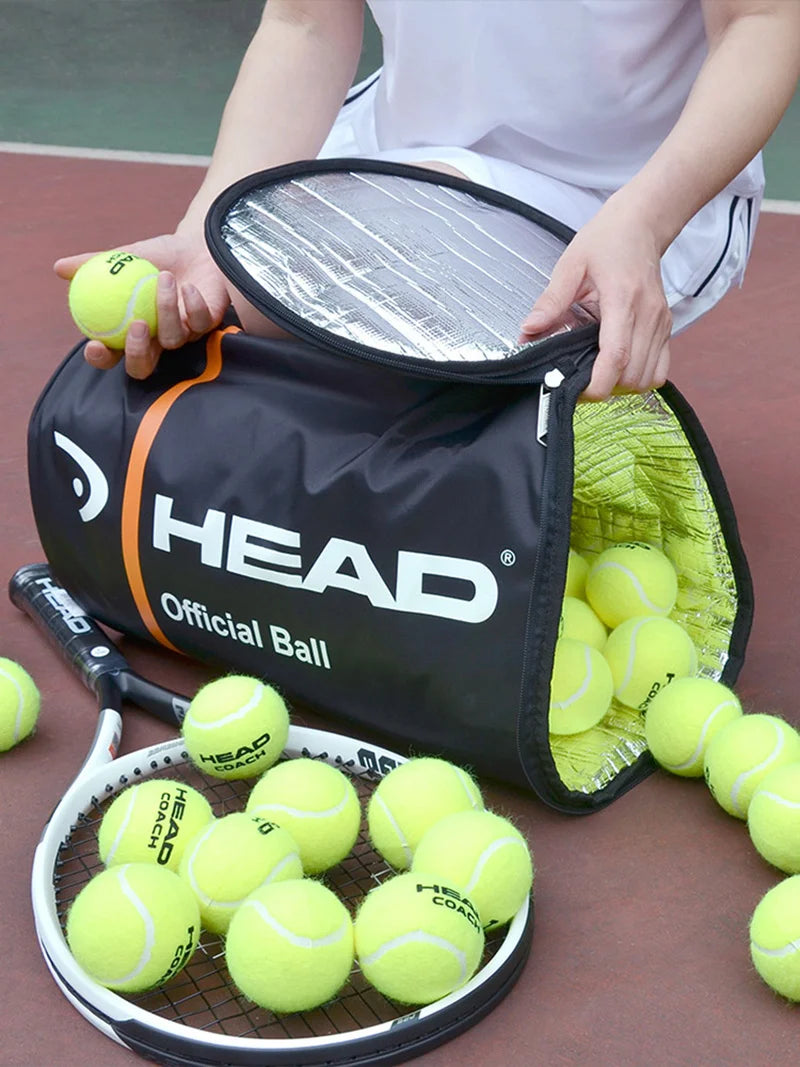 HEAD Large Capacity Tennis Ball Bag – Insulated Bucket Bag Holds up to 100 Balls for Tennis & Padel