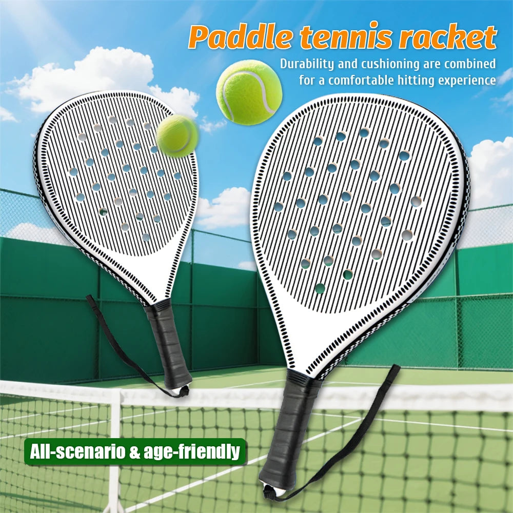Budget Padel Tennis Racket – Durable Design with Anti-Vibration Handle for Beginners & Intermediates