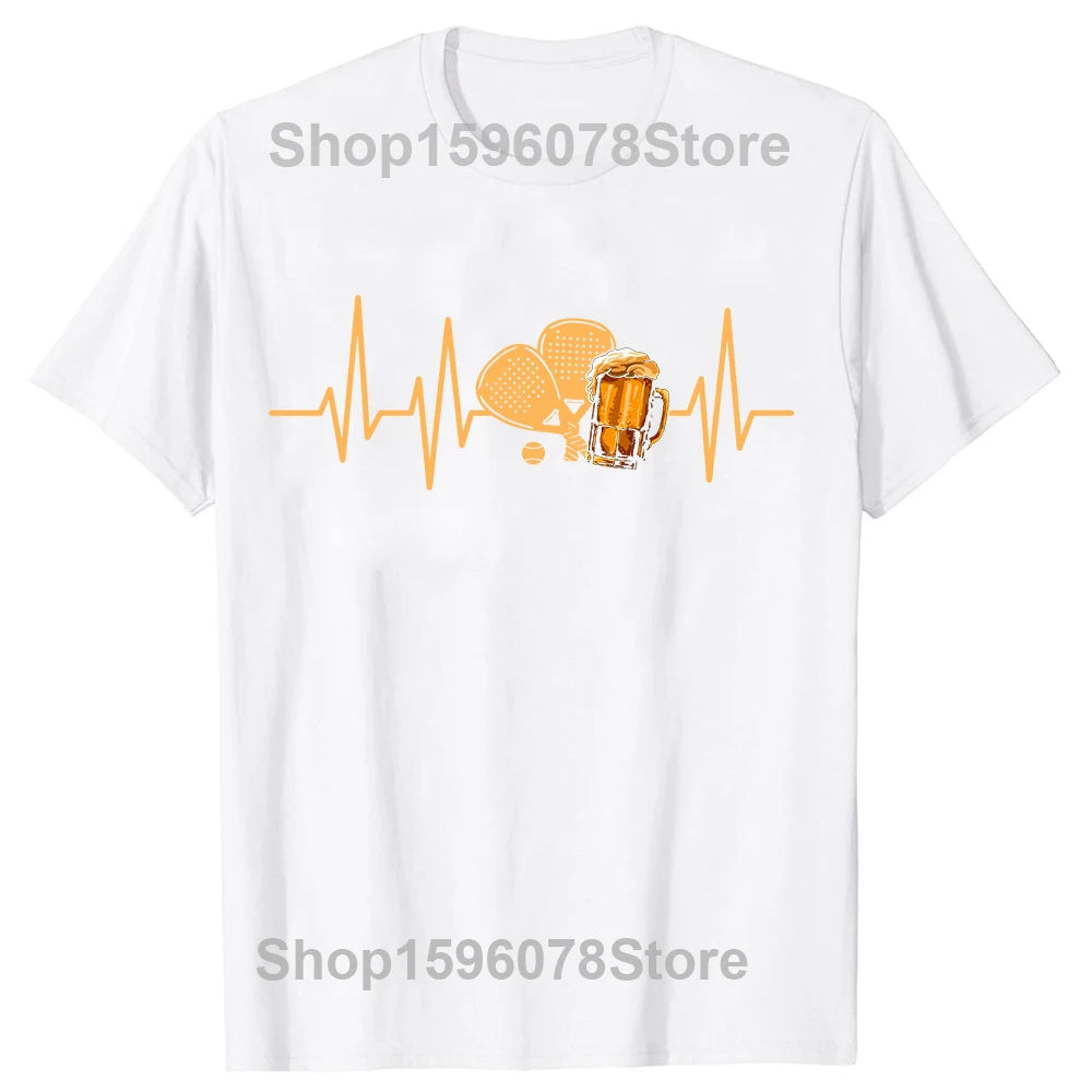 Padel Tennis Graphic Tee – Men’s Summer T-Shirt