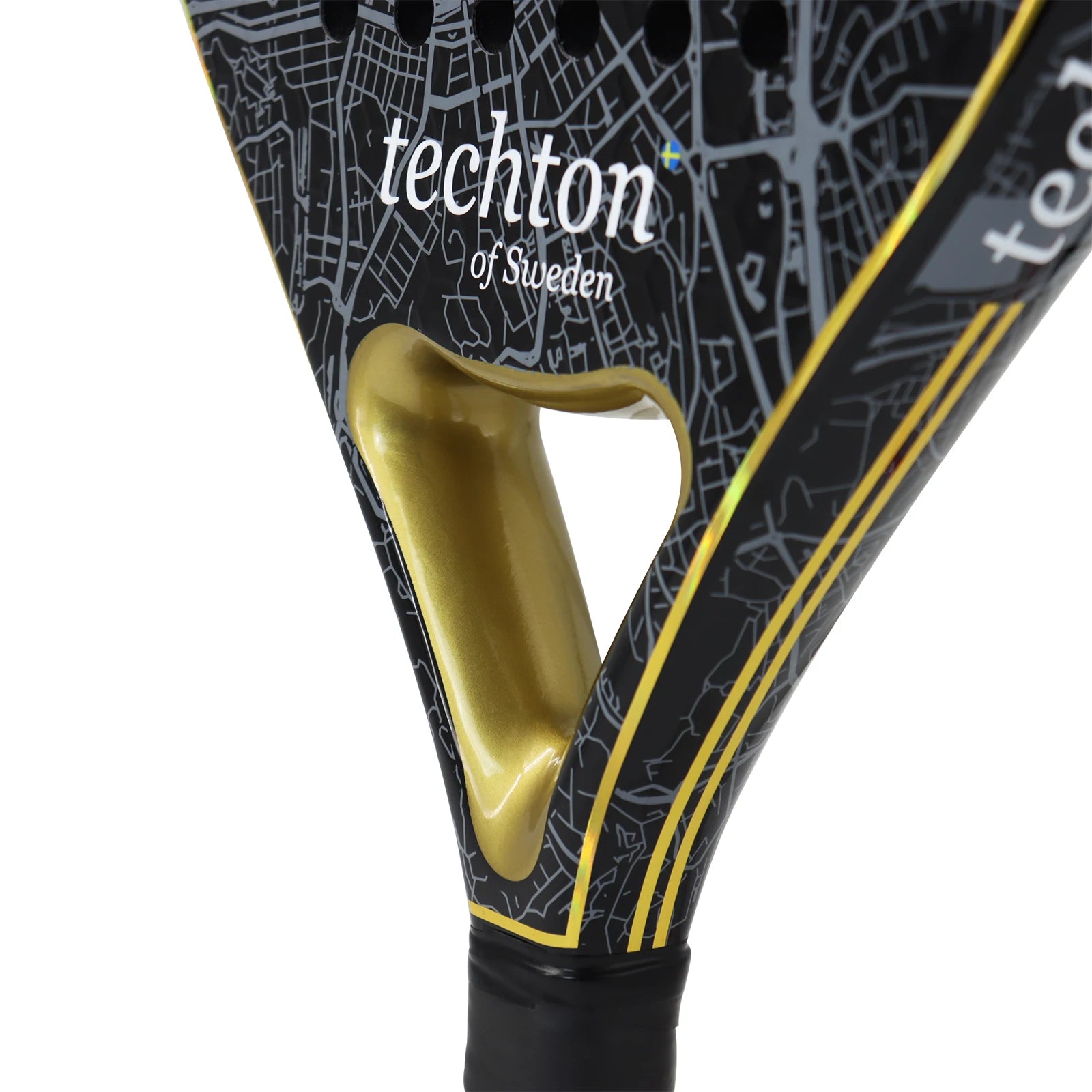 3K/12K Carbon Fiber Padel Racket – Foam Core Round Paddle with 3D Hexagon Design & Cover Bag