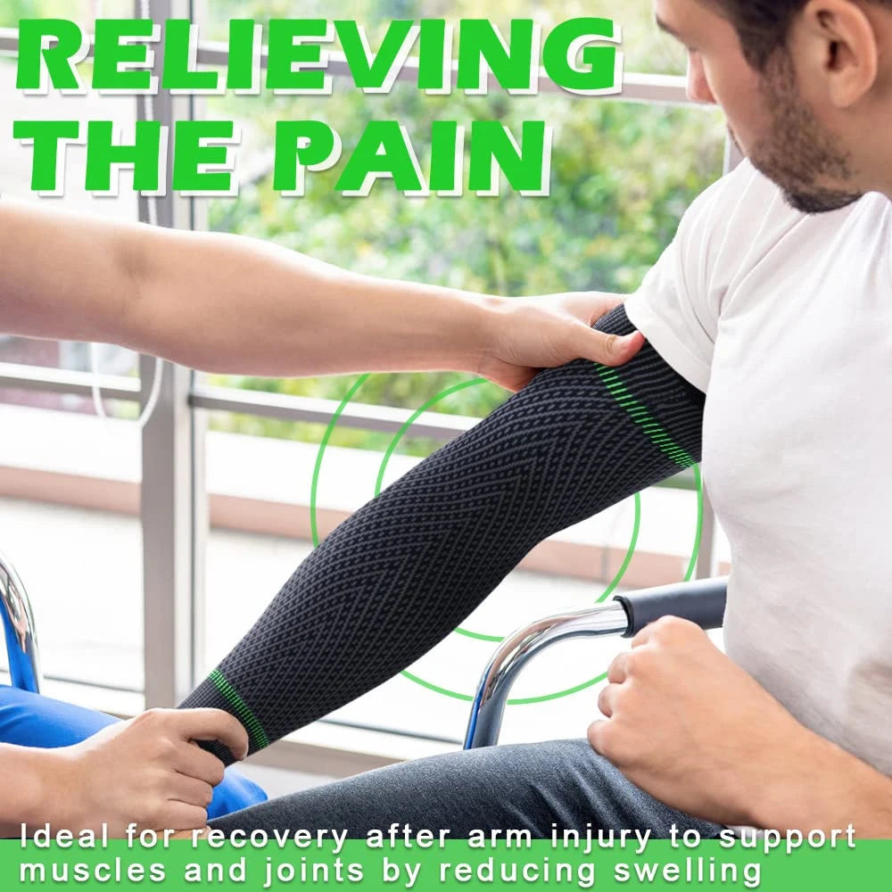 Compression Elbow Brace | Breathable Arm Sleeve for Tennis Elbow, Tendonitis & Joint Support